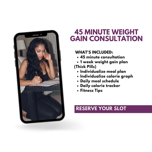 45 Minute 1 on 1 Weight Gain Consultation